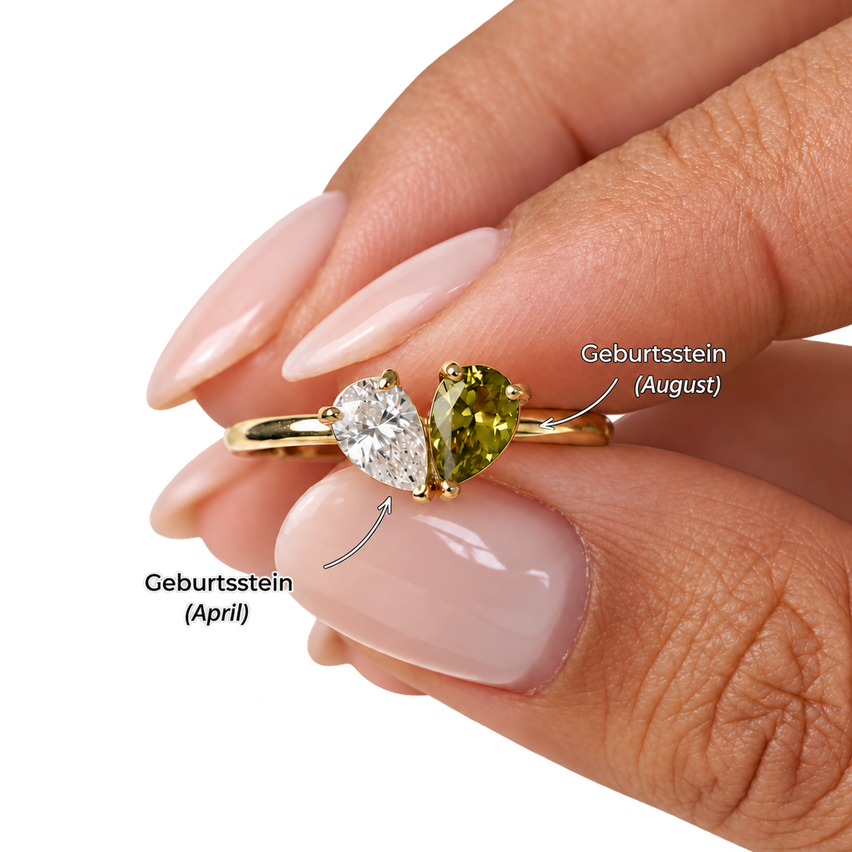 Ring Herzhälfte